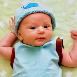 Hand-knitted Whale Hat